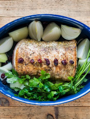 Schab pieczony przepis | Imbirowy Garnek