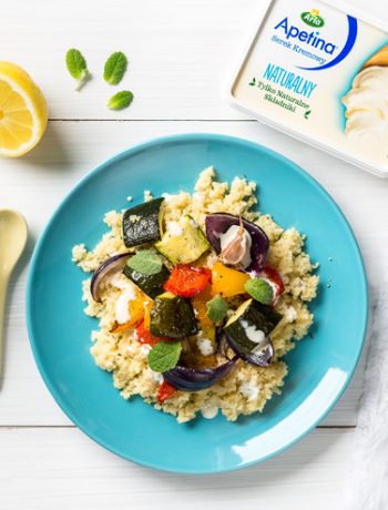 Kuskus z pieczonymi warzywami | Przepis | Imbirowy Garnek