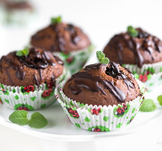 Muffiny piernikowo-czekoladowe | Przepis | Imbirowy Garnek