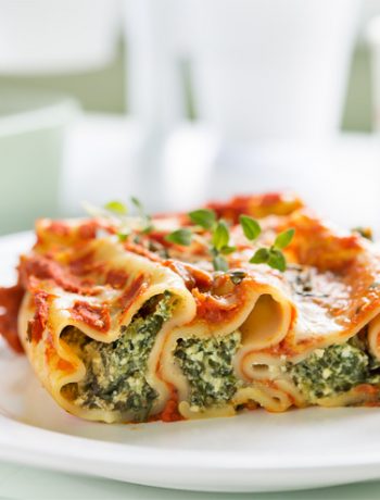 Cannelloni ze szpinakiem i ricottą | Przepis | Imbirowy garnek