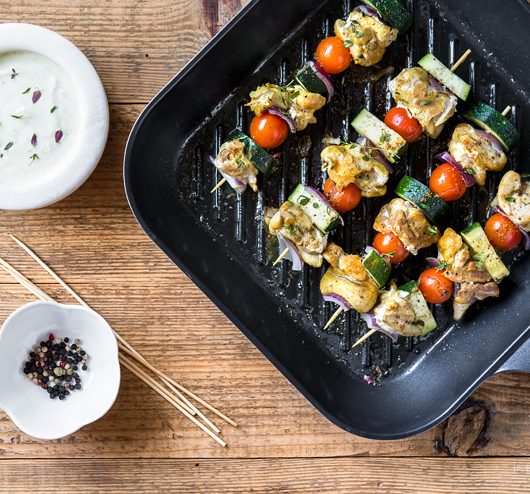 Szaszłyki z kurczakiem | Przepis | Imbirowy Garnek